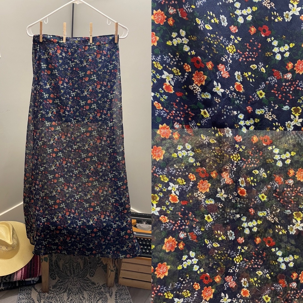 Element 90s Floral Skirt